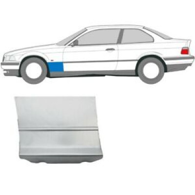 BMW E36 3 COUPE 1990-2000 PANEL DE REPARACIÓN DEL ALERÓN DELANTERO / IZQUIERDA