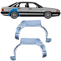 Panel de reparación guardabarros trasero para Audi 100 C3 1982-1990 / Izquierda+Derecha / Conjunto 9993