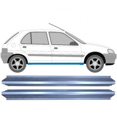 Panel de reparación del umbral para Peugeot 106 1991- / Conjunto 11334