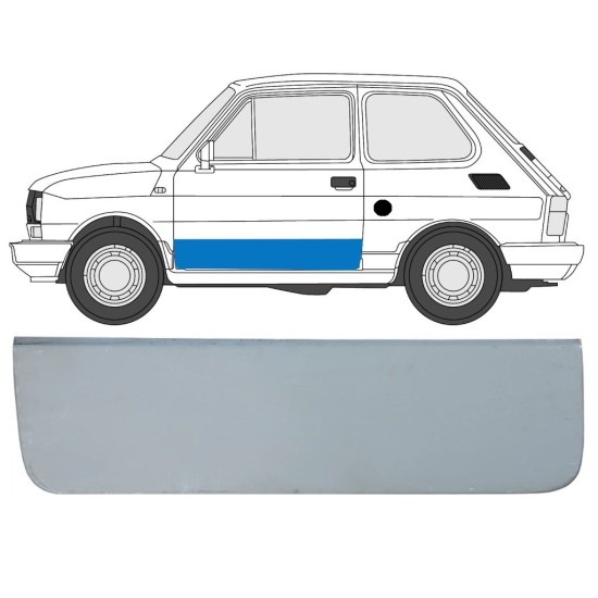 Panel de reparación del puerta para Fiat 126p 1972-2000 / Izquierda 17261
