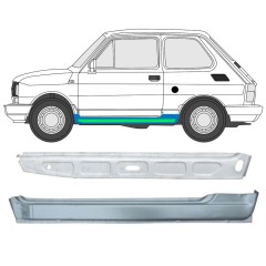 Panel de reparación del umbral interior y exterior para Fiat 126p 1972-2000 / Izquierda / Conjunto 11717