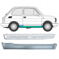 Panel de reparación del umbral interior y exterior para Fiat 126p 1972-2000 / Derecho 11716