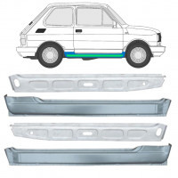 Panel de reparación del umbral interior y exterior para Fiat 126p 1972-2000 11718