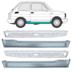 Panel de reparación del umbral interior y exterior para Fiat 126p 1972-2000 / Conjunto 11718