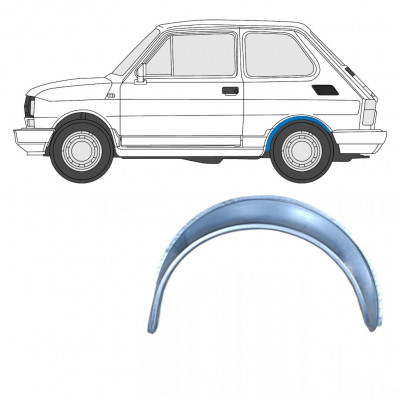 Panel de reparación guardabarros trasero para Fiat 126p 1972-2000 / Izquierda 7580