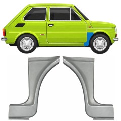 Panel de reparación guardabarros delantero para Fiat 126p 1972-1994 ST/FL / Izquierda+Derecha / Conjunto 11219