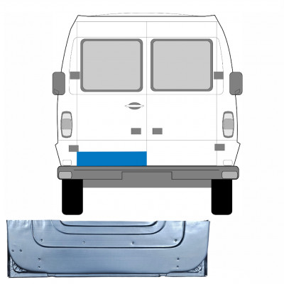 Panel de reparación puerta trasera interna para Mercedes T1 1977-1996 / Izquierda 5240