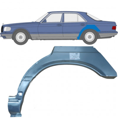 MERCEDES S-CLASS 1979-1991 PANEL DE REPARACIÓN DEL ALERÓN TRASERO / IZQUIERDA