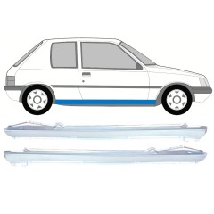 Umbral completo para Peugeot 205 1983-1998 / Izquierda+Derecha / Conjunto 9815