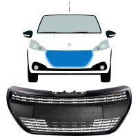 Parrilla negra para Peugeot 208 2015-2019 ALLURE / Conjunto 7537