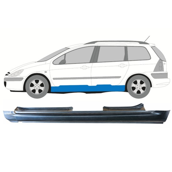 Umbral completo para Peugeot 307 2001-2008 / Izquierda / COMBI 16968