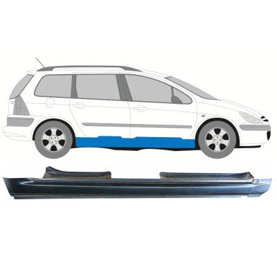 Umbral completo para Peugeot 307 2001-2008 / Derecho / COMBI 16967