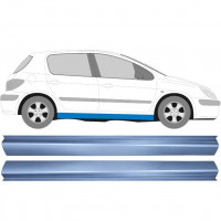 Panel de reparación umbral parte inferior para Peugeot 307 2001-2008 / Izquierda+Derecha / Conjunto 10244