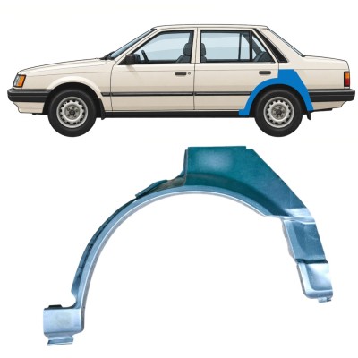 Panel de reparación guardabarros trasero para Mazda 323 BF 1985-1989 / Izquierda 12957