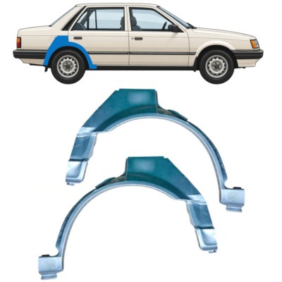 Panel de reparación guardabarros trasero para Mazda 323 BF 1985-1989 / Izquierda / Derecho / Izquierda+Derecha / Conjunto 12958