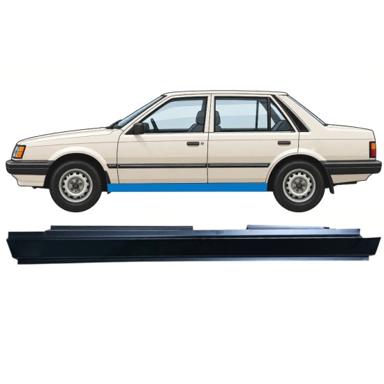 Umbral completo para Mazda 323 BF 1985-1989 / Izquierda 12960