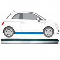 Panel de reparación umbral parte inferior para Fiat 500 2007-2018 / Izquierda = Derecha (simétrico) 12946