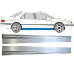 Panel de reparación umbral parte inferior para Peugeot 605 1989-1999 / Izquierda+Derecha / Conjunto 15219