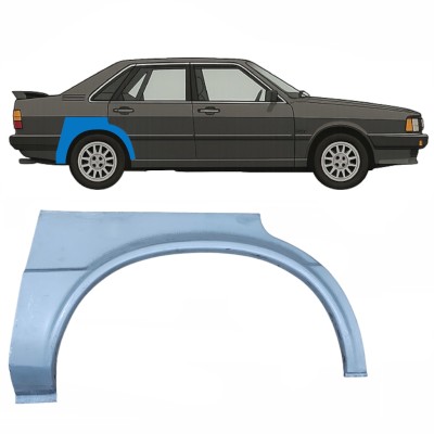 Panel de reparación guardabarros trasero para Audi 80 B2 1978-1986 / Derecho 8891