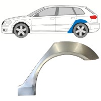 Panel de reparación guardabarros trasero para Audi A3 8P 2003-2012 / Izquierda 15209