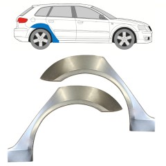 Panel de reparación guardabarros trasero para Audi A3 8P 2003-2012 / Izquierda+Derecha / Conjunto 15210