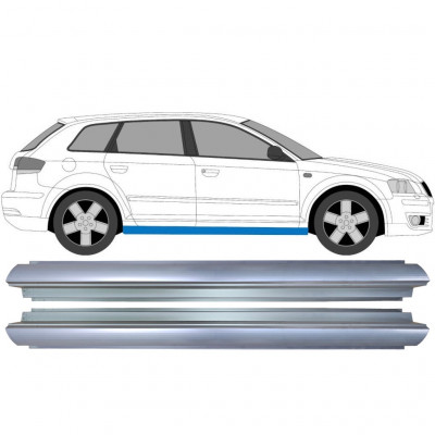 Panel de reparación del umbral para Audi A3 8P 2003-2012 / Izquierda = Derecha (simétrico) / Conjunto 9975