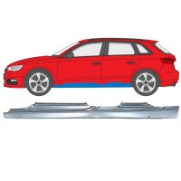 Umbral completo para Audi A3 8V 2012-2020 / Izquierda / HATCHBACK 17284