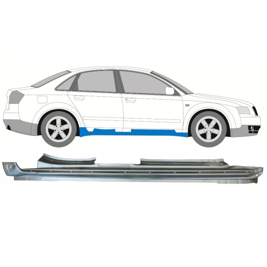 Umbral completo para Audi A4 B6 2000-2004 / Derecho 15157