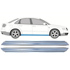 Panel de reparación del umbral para Audi A4 B6 2000-2004 / Izquierda = Derecha (simétrico) / Conjunto 9759