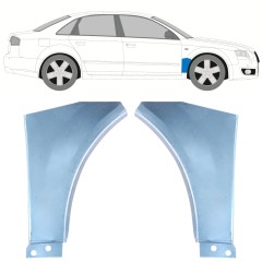 Panel de reparación guardabarros delantero para Audi A4 B7 2004-2007 / Izquierda+Derecha / Conjunto 15171