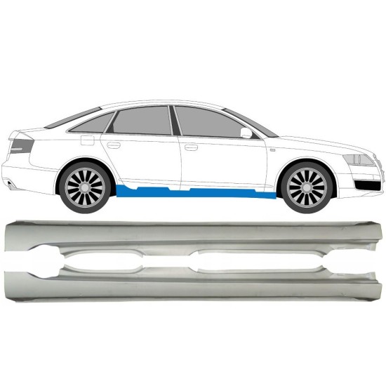 Umbral completo para Audi A6 C6 2004-2010 / Izquierda+Derecha / Conjunto 15035