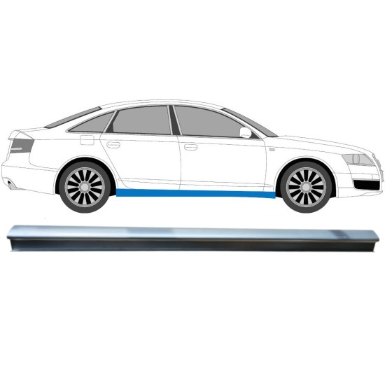 Panel de reparación del umbral para Audi A6 C6 2004-2010 / Derecho 14983