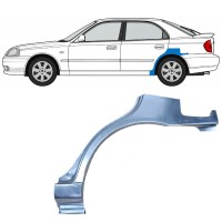 Panel de reparación guardabarros trasero para Hyundai Accent 2000-2006 / Izquierda 7594