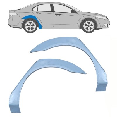 Panel de reparación guardabarros trasero para Honda Accord 2008-2016 / Izquierda+Derecha / Conjunto 16289