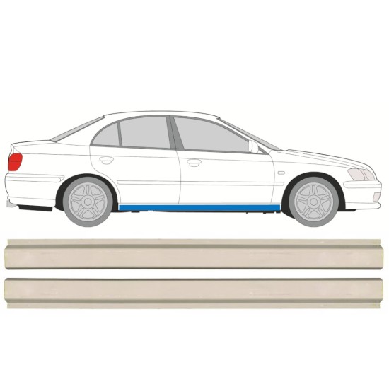 Panel de reparación umbral parte inferior para Honda Accord 1998-2002 / Izquierda+Derecha / Conjunto 16103