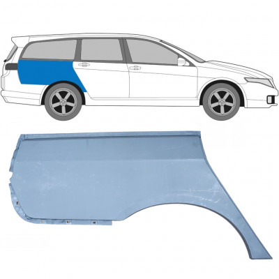 Panel de reparación guardabarros trasero para Honda Accord 2002-2008 / Derecho / COMBI 6626