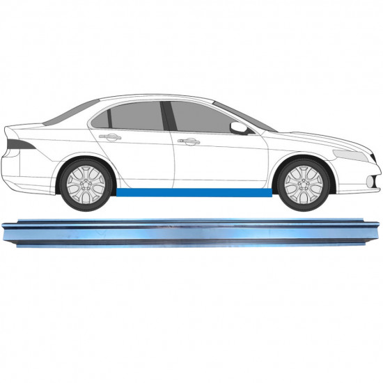 Panel de reparación del umbral para Honda Accord 2002-2008 / Izquierda = Derecha (simétrico) 6625