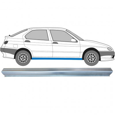 Panel de reparación del umbral para Alfa Romeo 145/146 1994-2000 / Izquierda = Derecha (simétrico) 6417