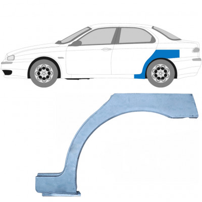 Panel de reparación guardabarros trasero para Alfa Romeo 156 1997-2005  / Izquierda / SEDAN 5401