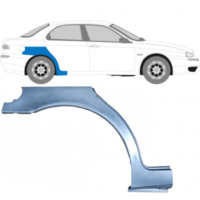 Panel de reparación guardabarros trasero para Alfa Romeo 156 1997-2005  / Derecho / SEDAN 5400