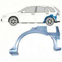 Panel de reparación guardabarros trasero parte inferior detrás de la rueda para Nissan Almera 1995-2000 / Izquierda 10222