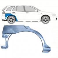 Panel de reparación guardabarros trasero parte inferior detrás de la rueda para Nissan Almera 1995-2000 / Derecho 10221