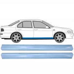 Panel de reparación del umbral para Nissan Almera N15 1995-1999 / Izquierda = Derecha (simétrico) / Conjunto 10568
