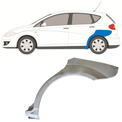 Panel de reparación guardabarros trasero para Seat Altea 2004-2015 / Izquierda 15047