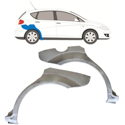 Panel de reparación guardabarros trasero para Seat Altea 2004-2015 / Izquierda+Derecha / Conjunto 15048