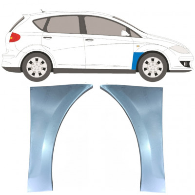 Panel de reparación guardabarros delantero para Seat Altea Toledo 2004-2015 / Izquierda+Derecha / Conjunto 9443