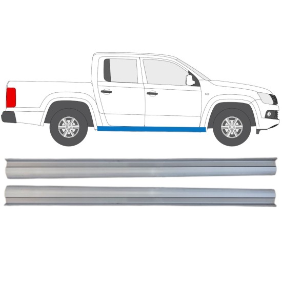 Panel de reparación umbral parte inferior para Volkswagen Amarok 2010-2022 / Izquierda+Derecha / Conjunto 15100 Panel de reparación umbral parte inferior para Volkswagen Amarok 2010-2022 / Izquierda+Derecha / Conjunto 15100