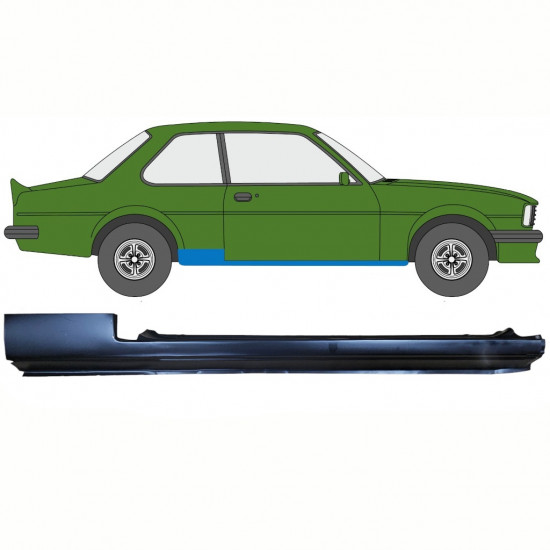 OPEL ASCONA B 1975-1981 PANEL DE REPARACIÓN DEL UMBRAL / DERECHA