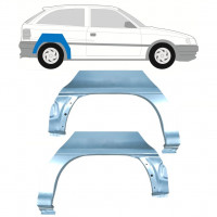 Panel de reparación guardabarros trasero para Opel Astra 1991-2002 / Izquierda+Derecha / Conjunto 9680