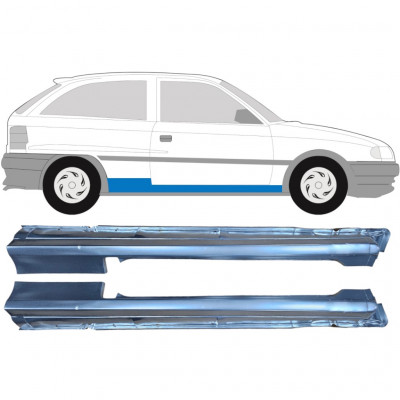 Panel de reparación del umbral para Opel Astra 1991-2002 / Izquierda+Derecha / Conjunto 9448